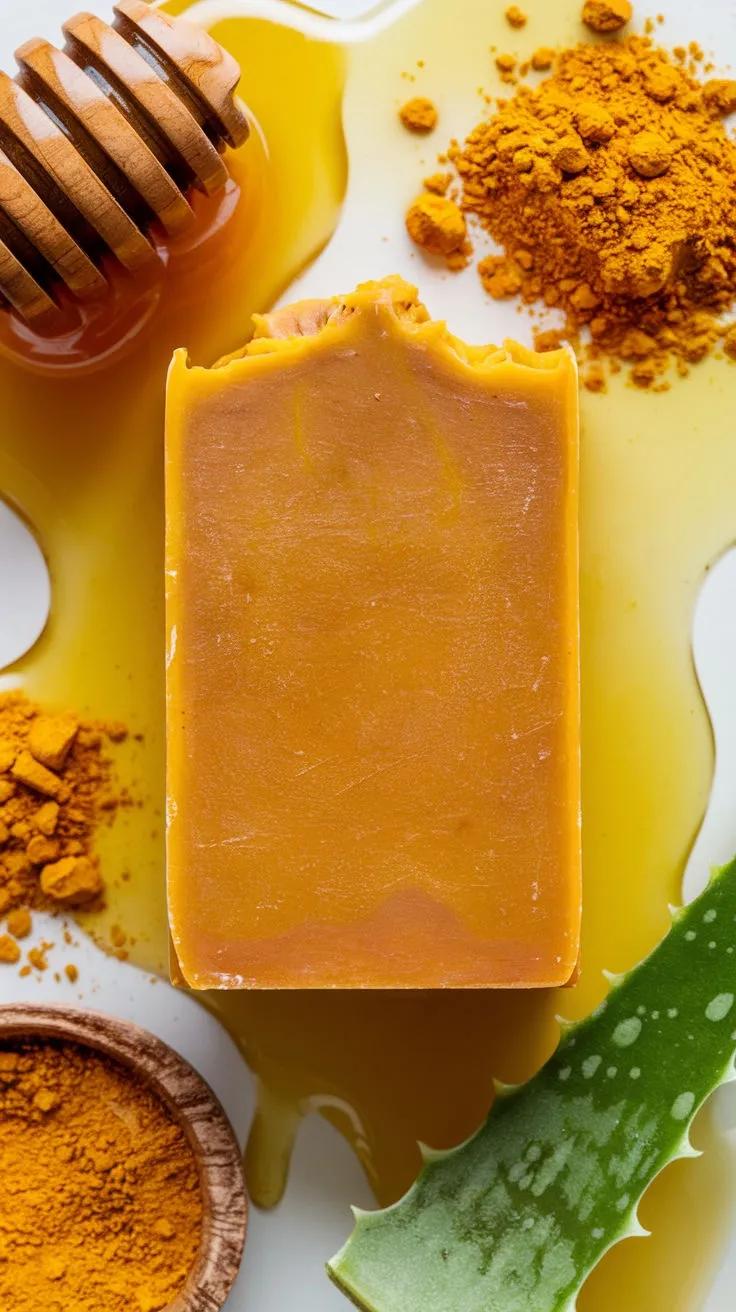 Savon au curcuma