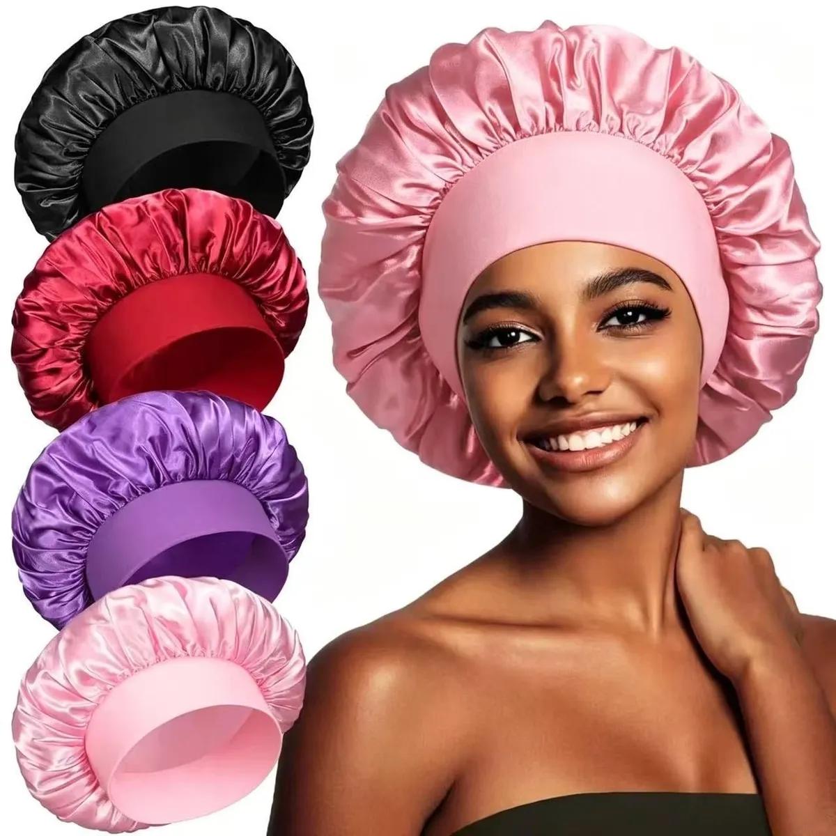 Bonnet de nuit en satin