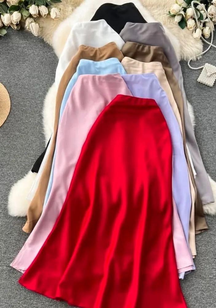Jupe satin