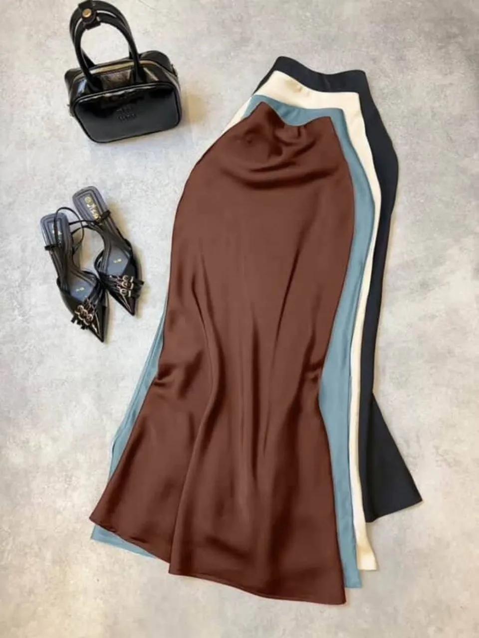 Jupe satin