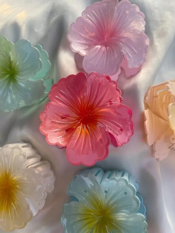 🎀pince en fleurs d’hibiscus 🎀