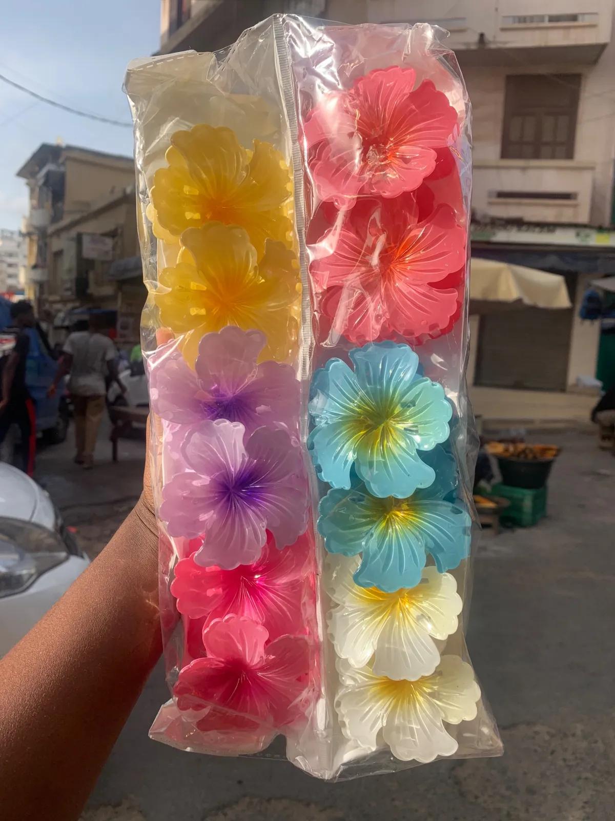 🎀pince en fleurs d’hibiscus 🎀