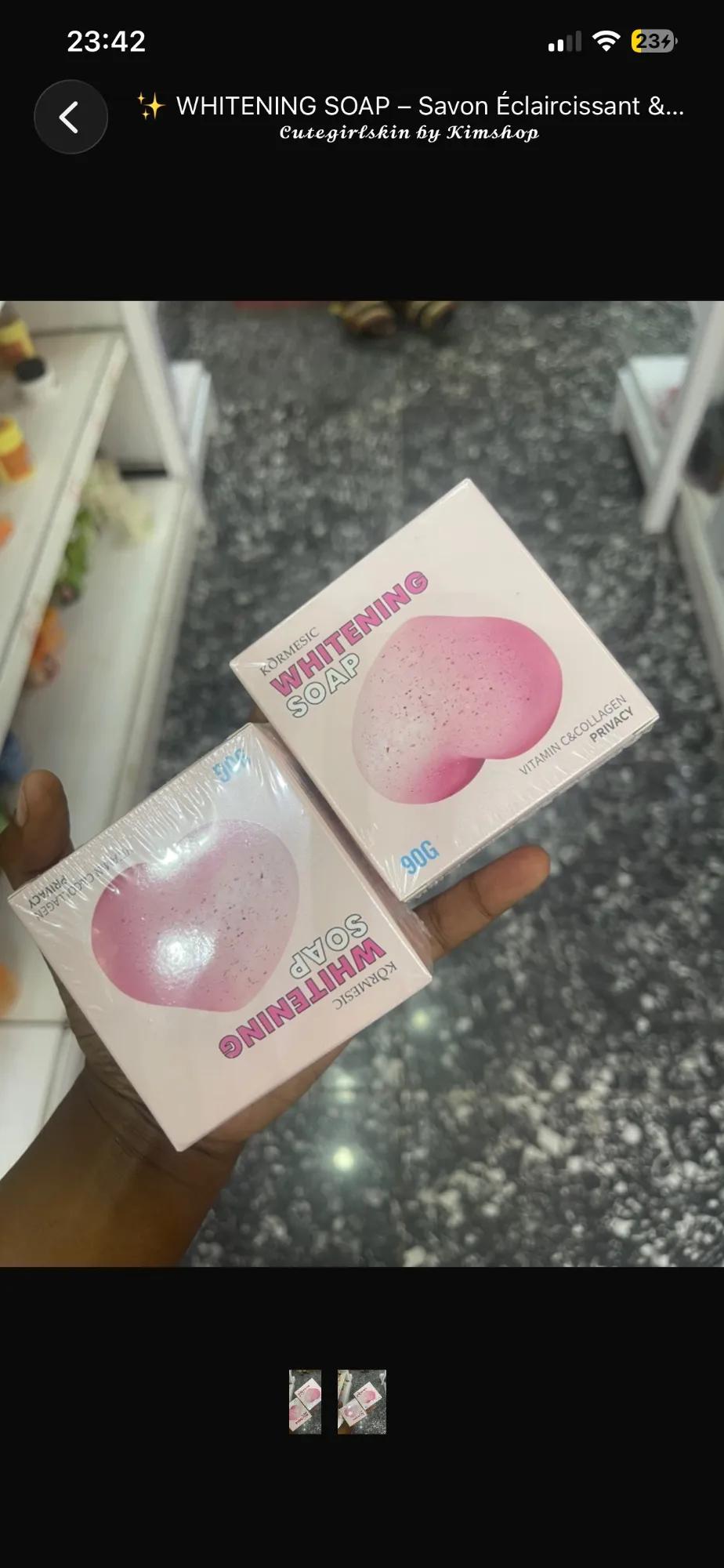🎀 WHITENING SOAP - Savon Éclaircissant & Intime🎀