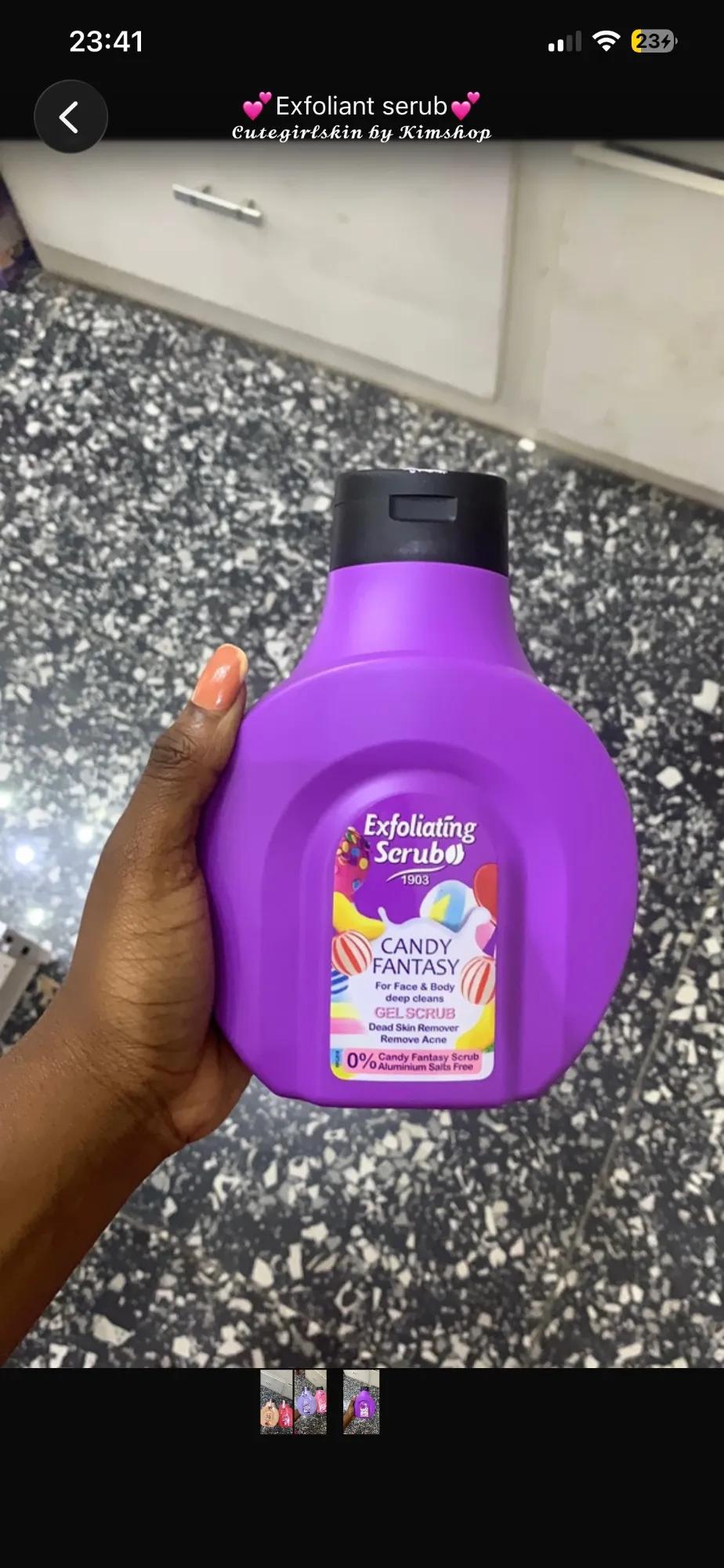 🎀 exfoliant scrub🎀