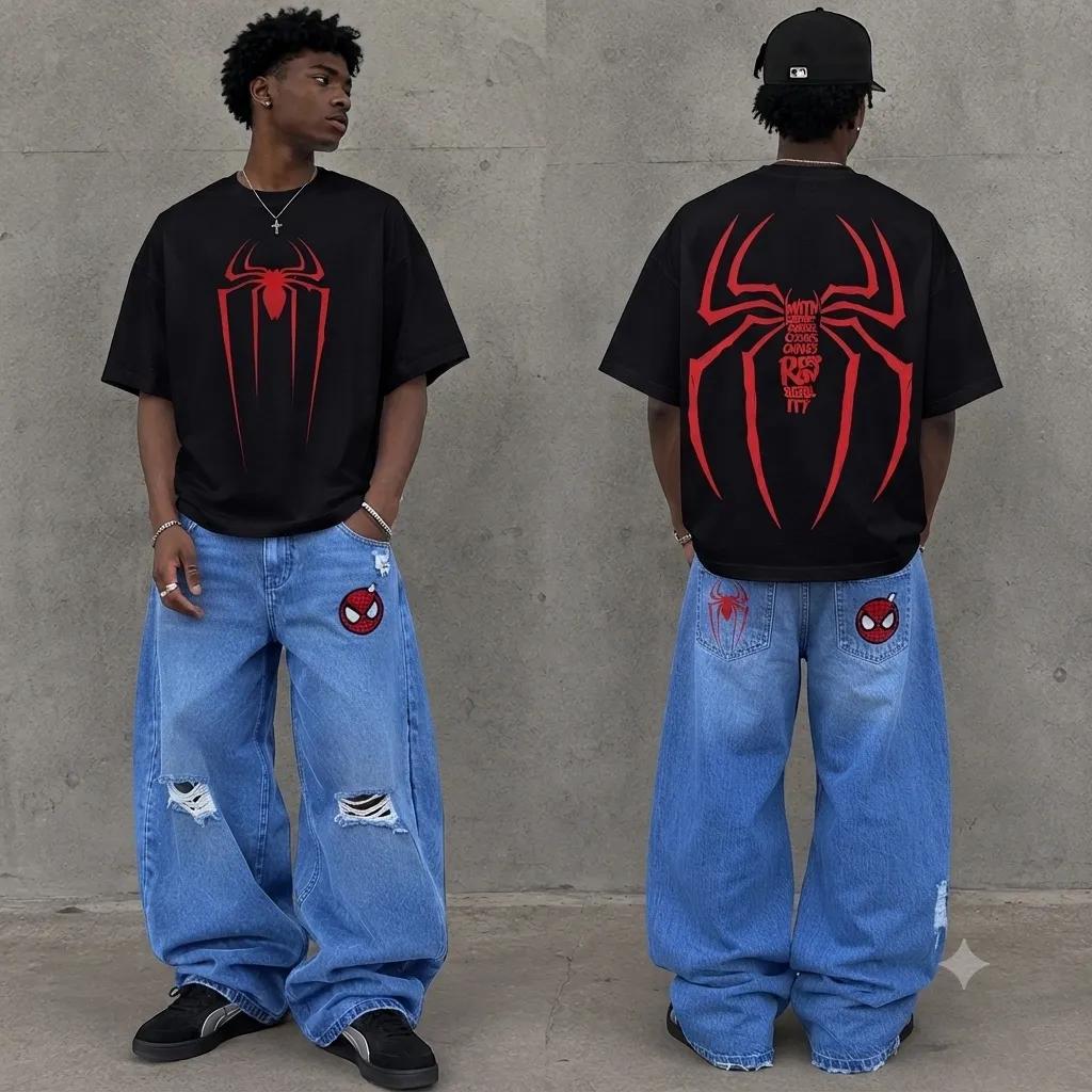 T-shirt Spiderman 💯coton de qualité tous taille fispo