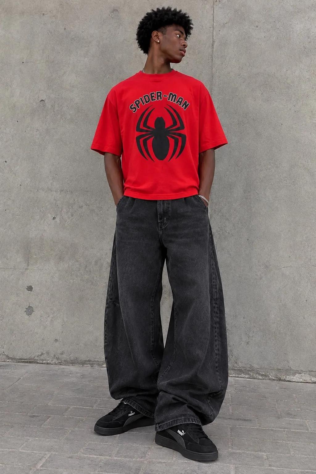 T-shirt Spiderman 💯coton de qualité tous taille fispo
