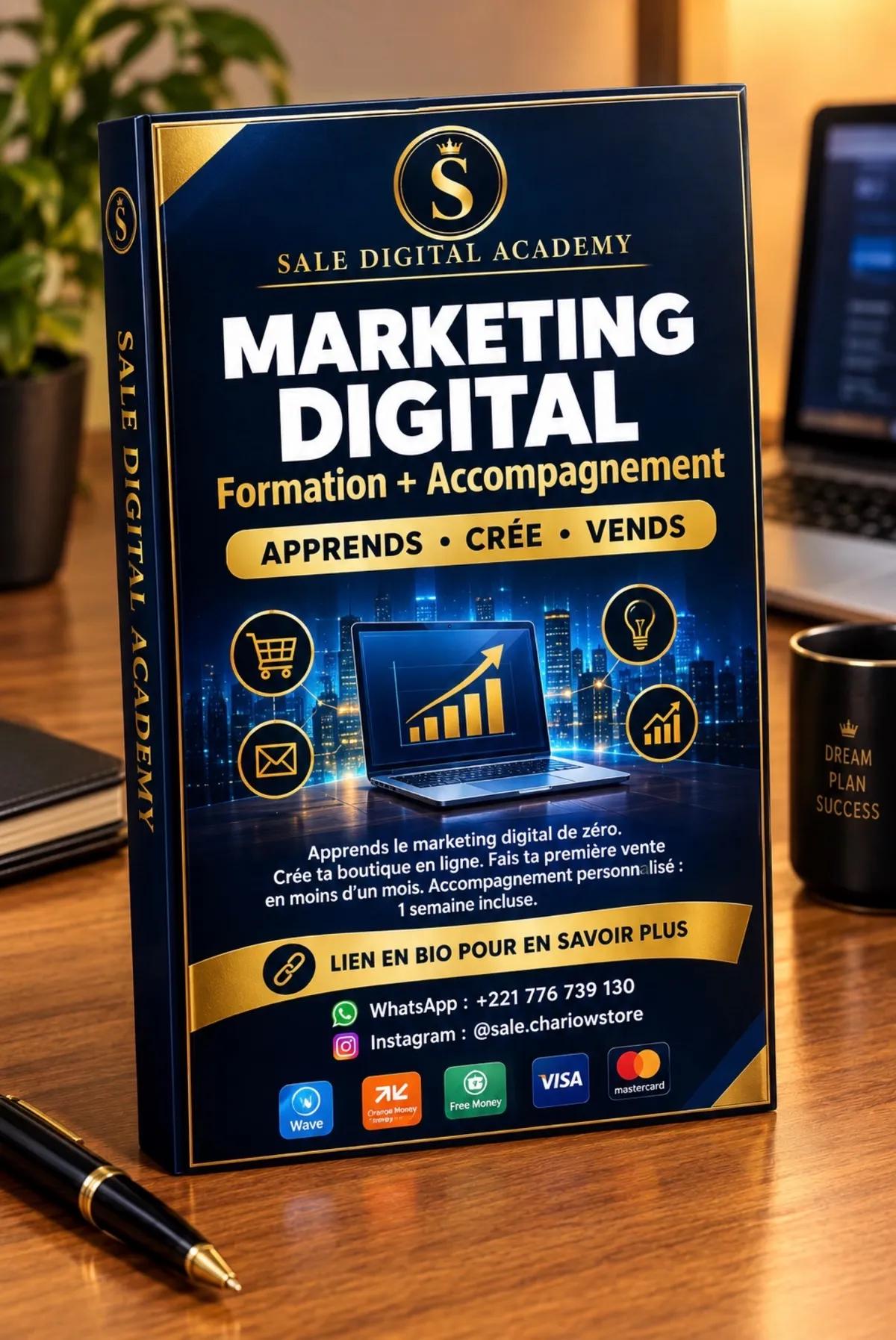 Formation Marketing Digital + Accompagnement 📈💸