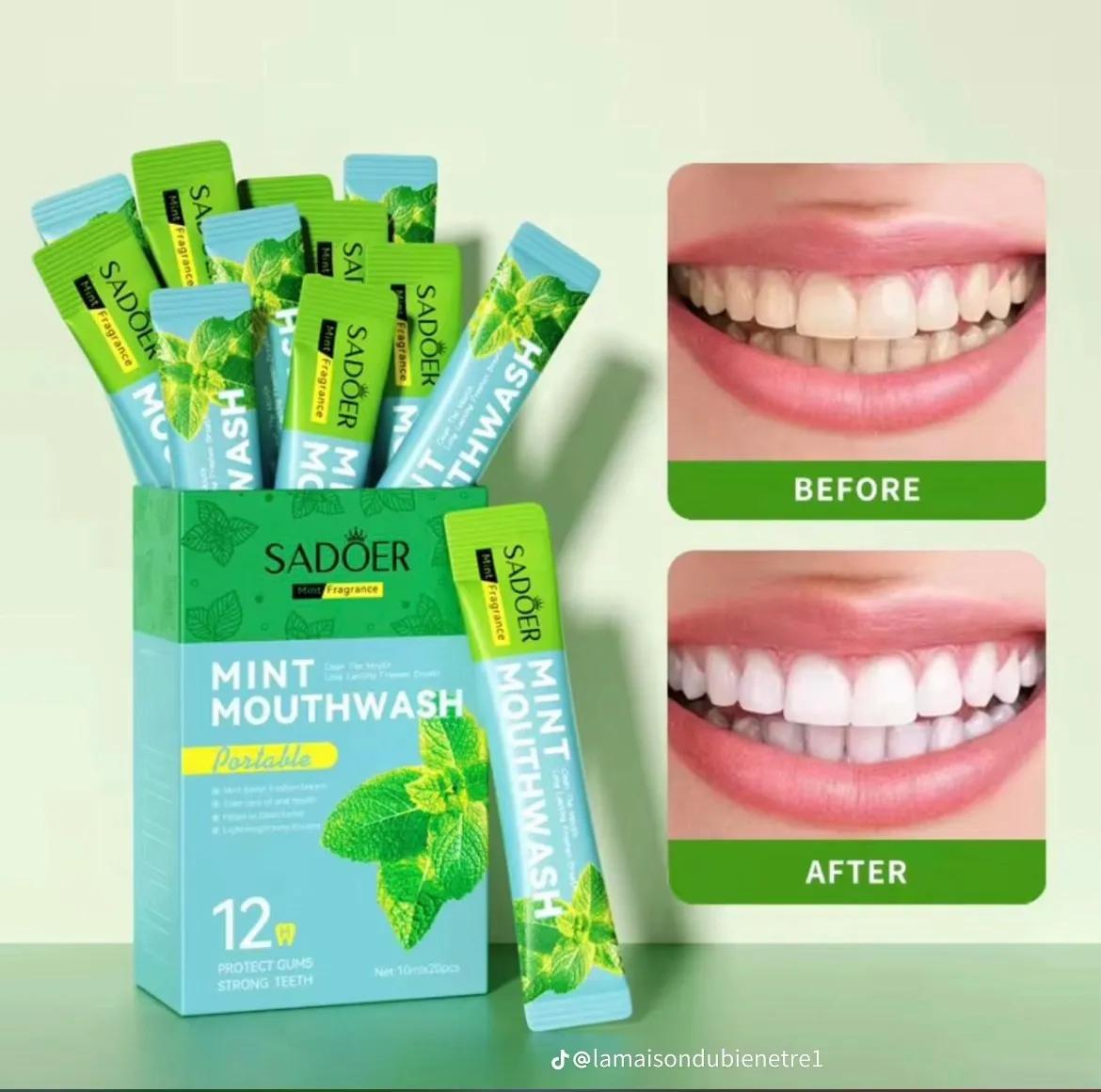 Bain de bouche saveurs menthe