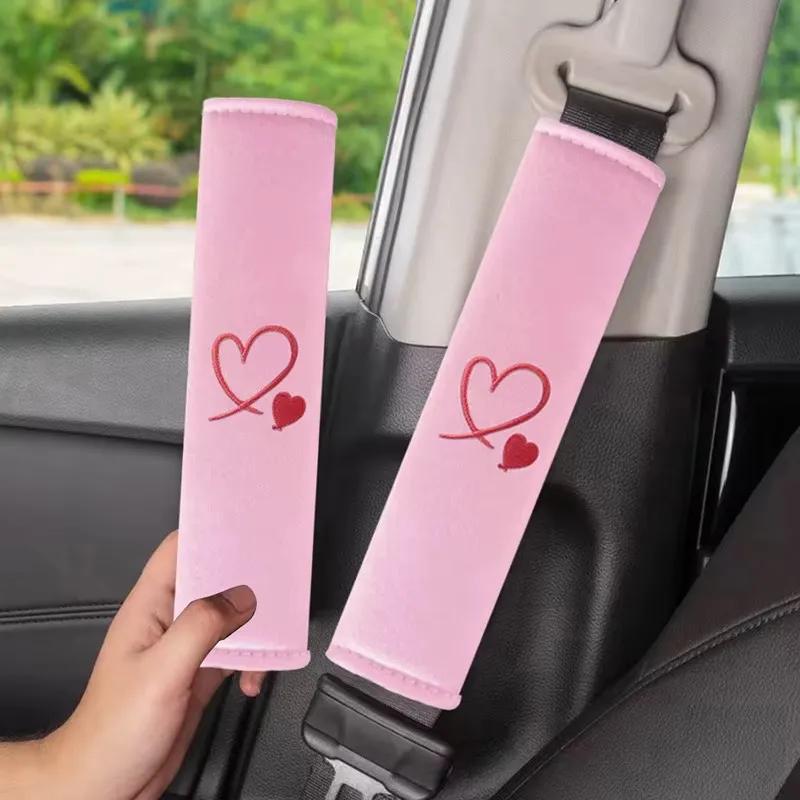 🚗Housse de ceinture de sécurité Embroidered Plush