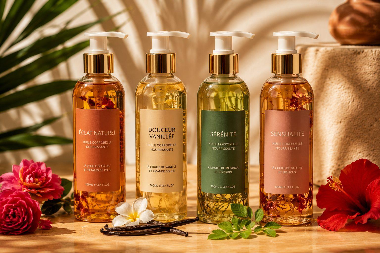 Gamme huiles corporelles teranga