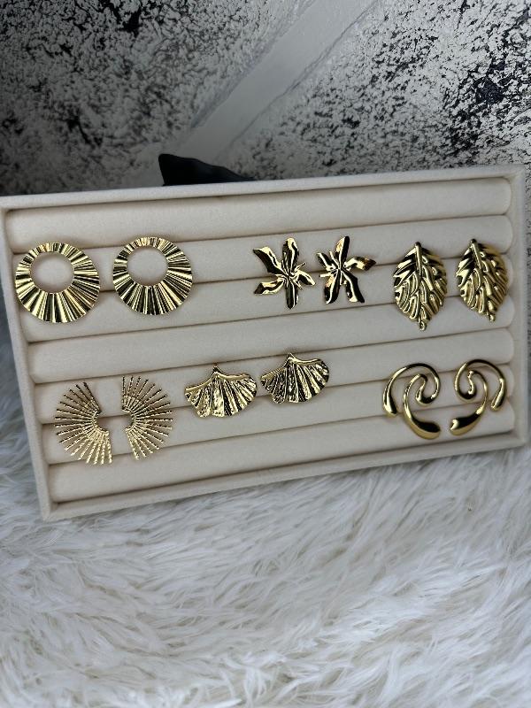 Boucles d’oreilles en acier inoxydable